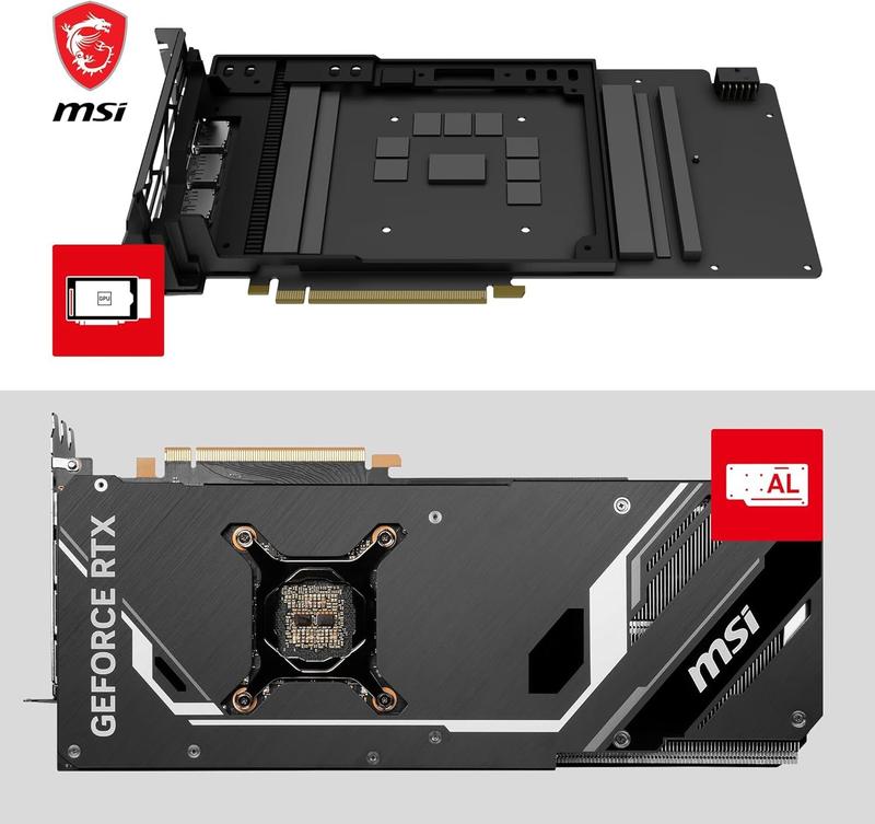 Placa de Vídeo MSI Super Ventus 3X OC RTX 4080 16GB GDDR6X cor